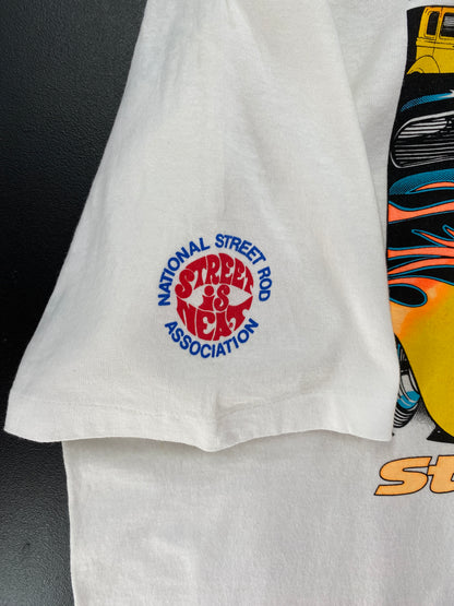 90's NATIONAL STREET ROD ASSOCIATION Made in USA Size XXL Vintage Racing T-shirt / G7021T