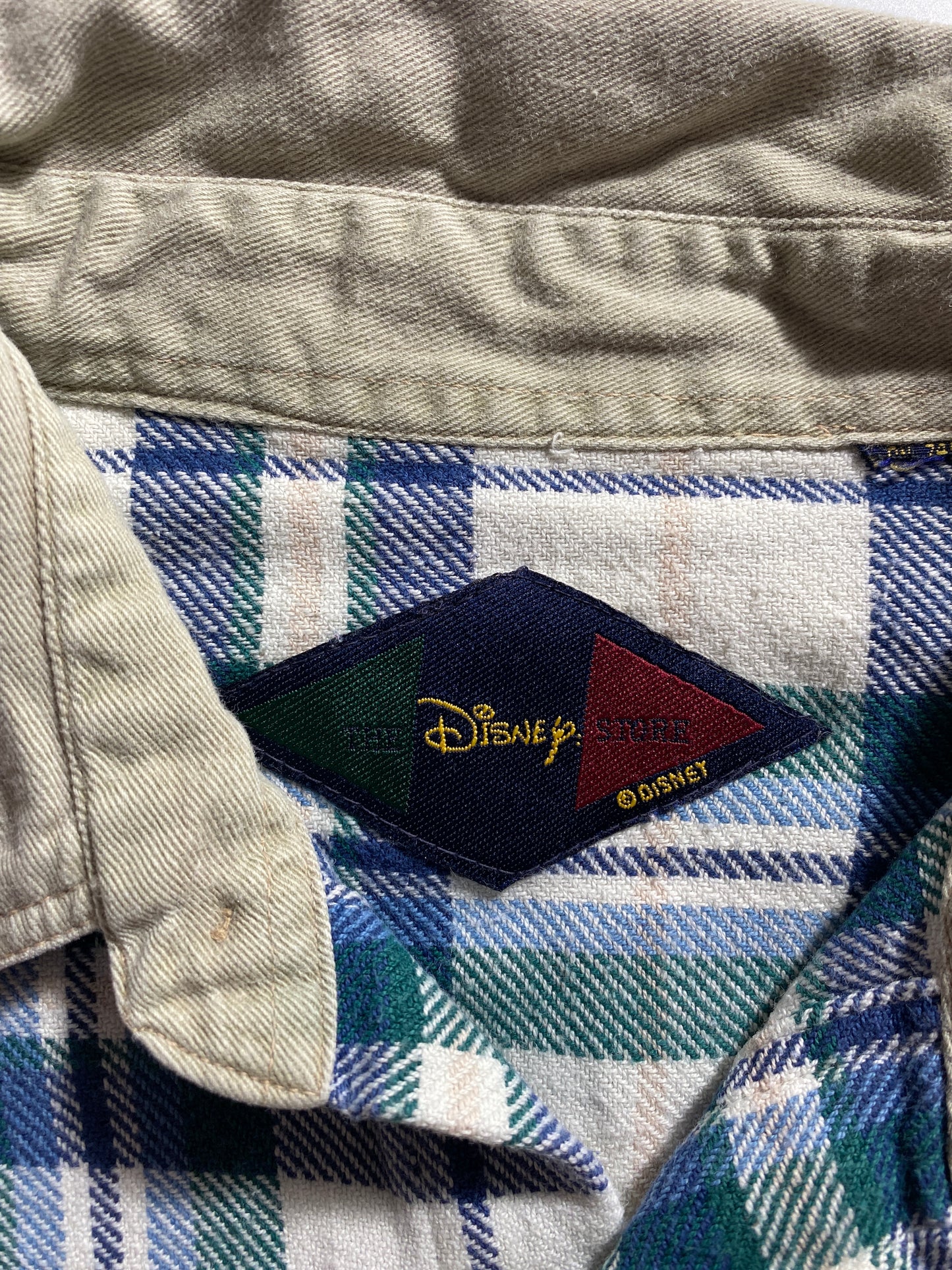 Vintage DISNEY Size No Tag (Approx.XXL) Button Down Shirt / F2486B