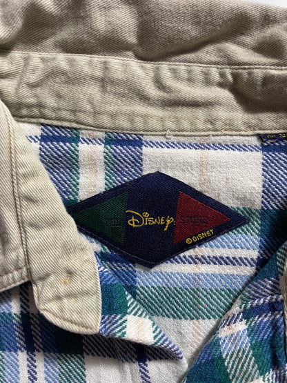 Vintage DISNEY Size No Tag (Approx.XXL) Button Down Shirt / F2486B