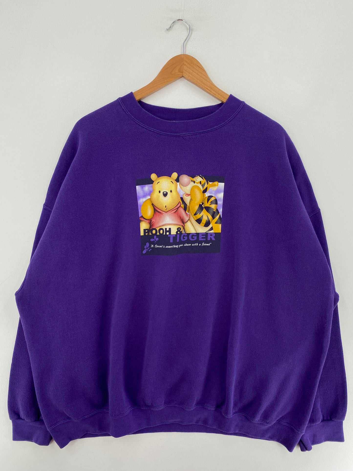 00' DISNEY WINNIE THE POOH TIGGER Made in USA Size XXXXL Vintage Sweat-shirt / F9173S