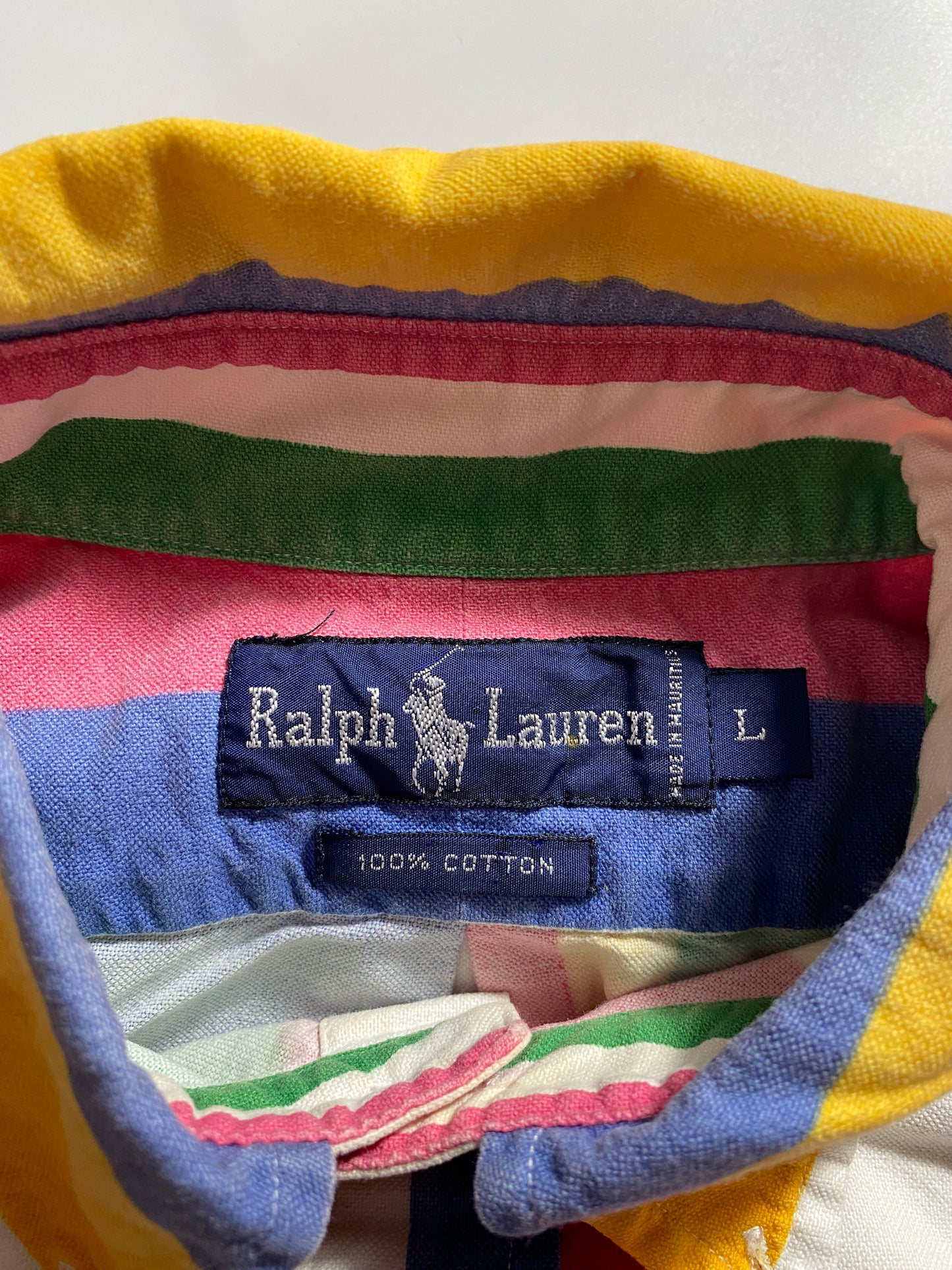 90’s RALPH LAUREN Size L Button Down Shirt / G3400B