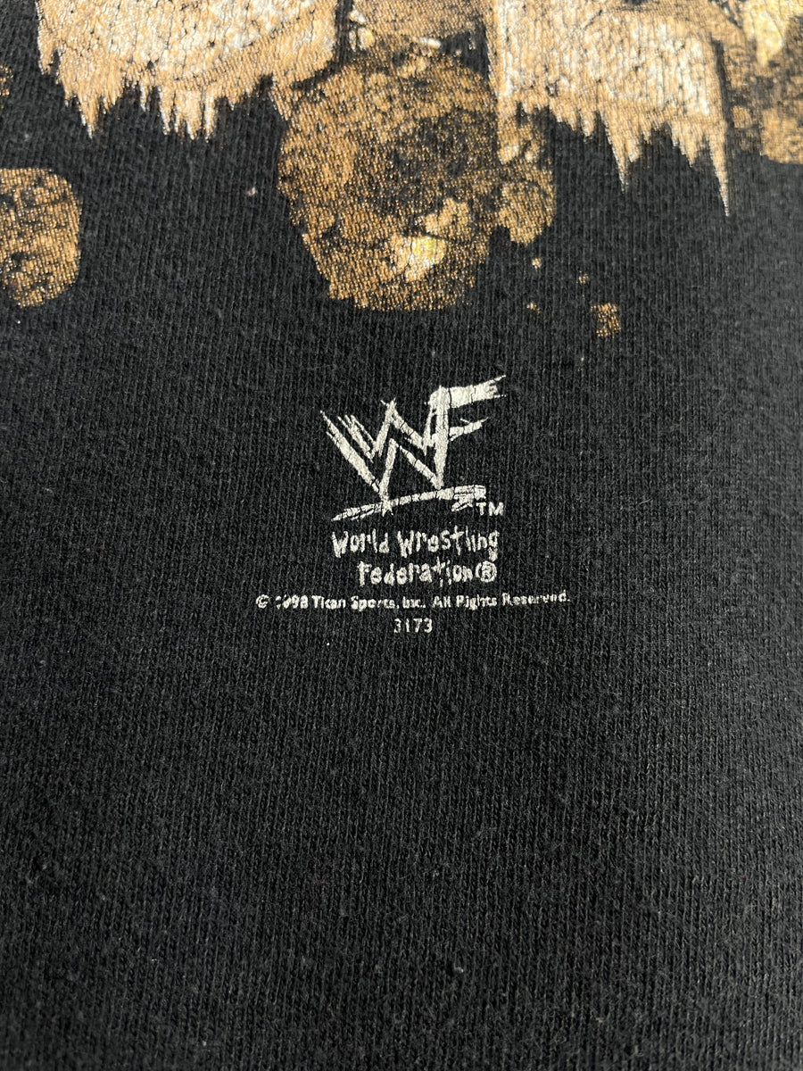 1998 STONE COLD Size L Vintage WWF T-shirt / E8261T