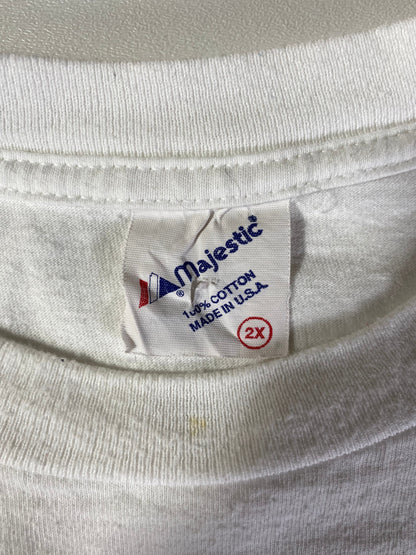 1993 PHILADELPHIA PHILLIES Made in USA Size XXL Vintage MLB T- Shirt / F1542T