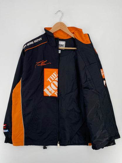 Vintage NASCAR TONY STEWART x HOME DEPOT Size M Vintage Racing Nylon Jacket / F5809N