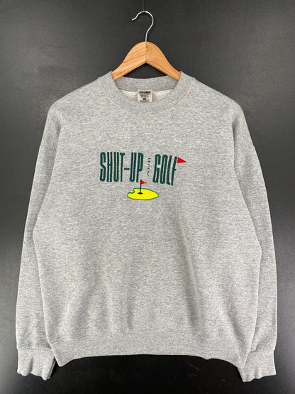 90's SHUT-UP AND GOLF Size L Vintage Sweat-Shirt / F2922S