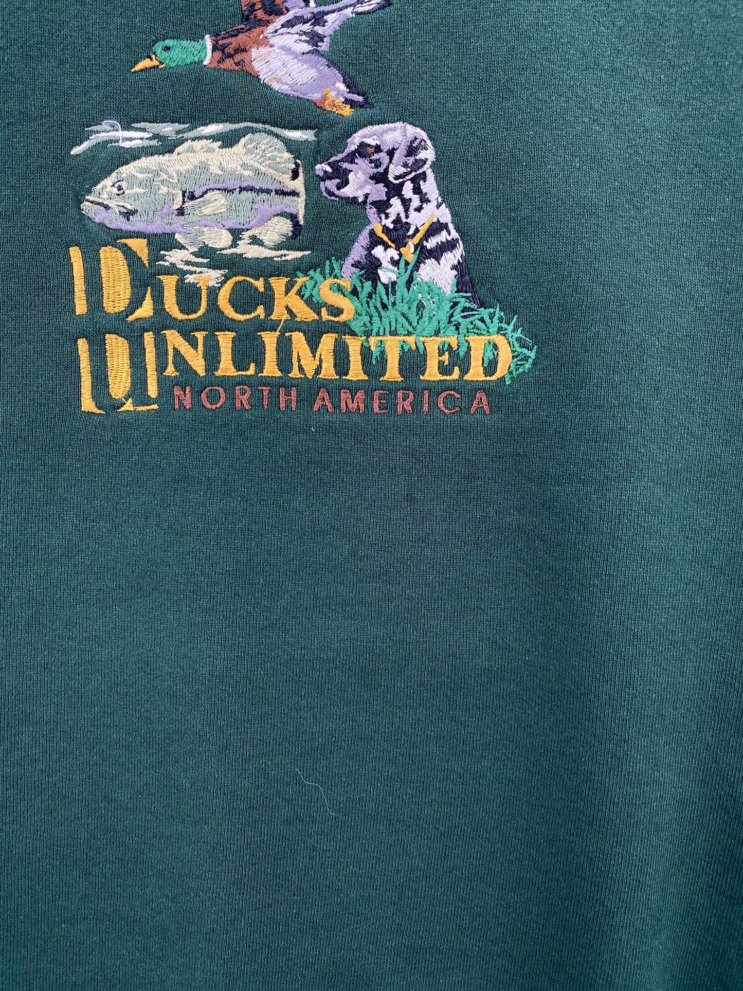 90's DUCKS UNLIMITED Made in USA Size XXL Vintage Sweat-Shirts / F3015S