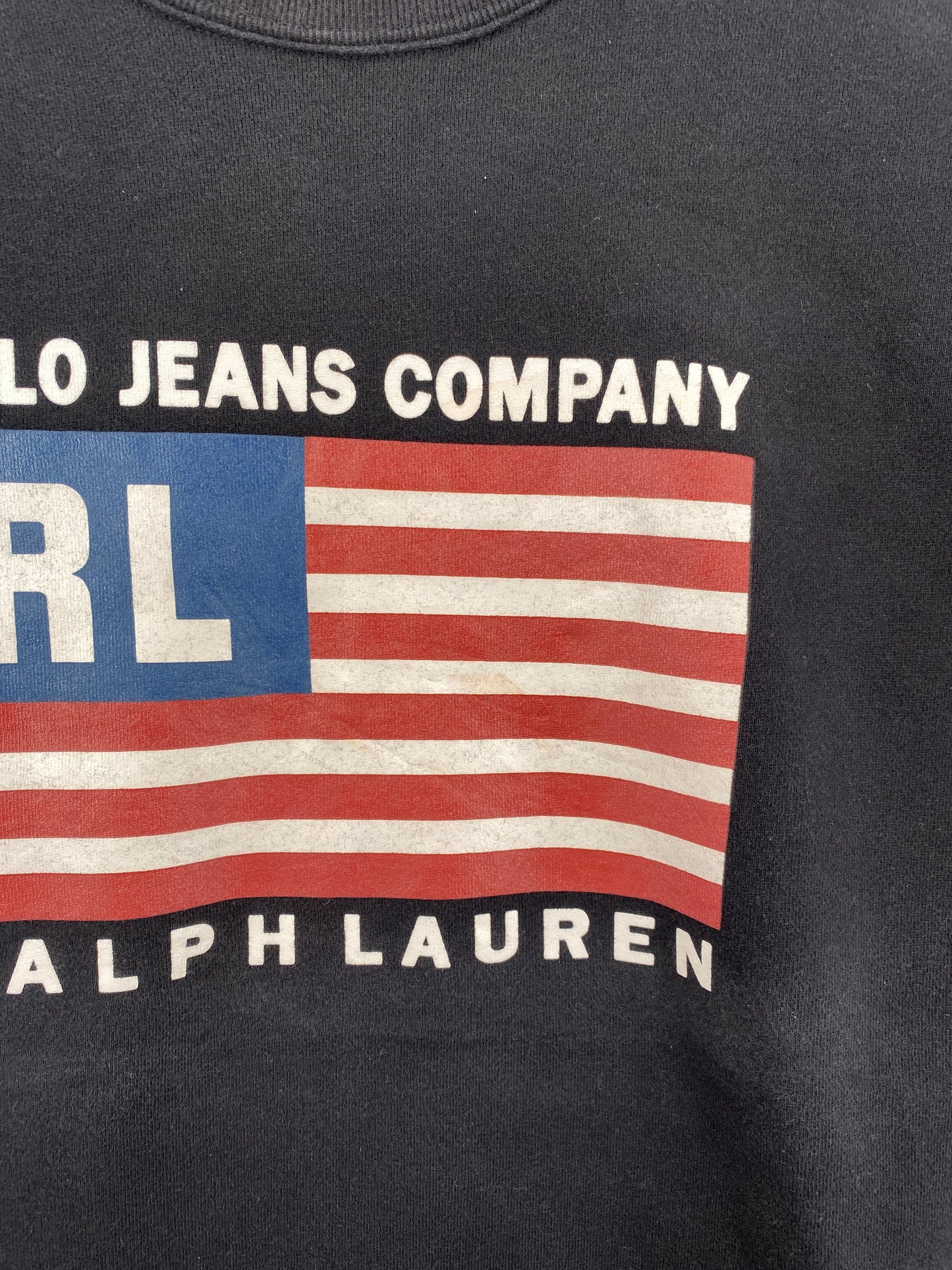 Vintage POLO JEANS RALPH LAUREN Size L Sweat-Shirt / F8449S