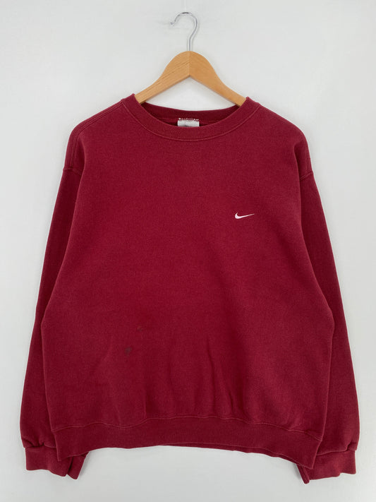 90’s NIKE MINI SWOOSH Size L Vintage Sweat-shirt  / F4040S