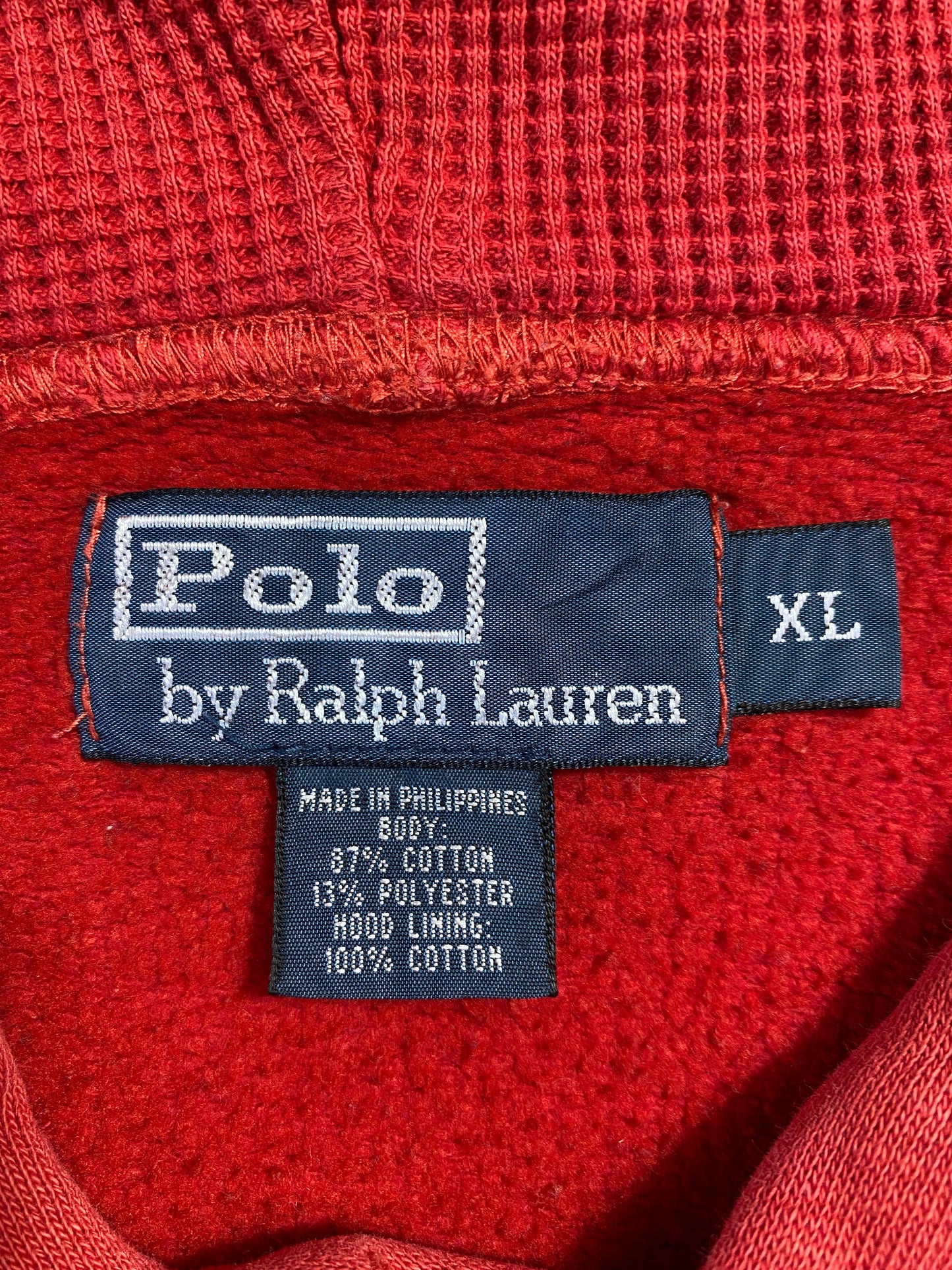 90's POLO RALPH LAUREN Size XL Vintage Hoodie Sweat-Shirt  / G674S