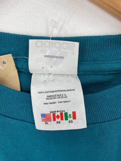 90's DEADSTOCK ADIDAS Size XL Vintage T-Shirts / G3192T