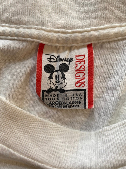 90's DISNEY MICKEY AND FRIENDS Made in USA Size L-XL Vintage T-shirts / E8648T