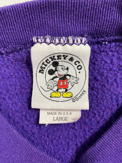 90's DISNEY MICKEY Made in USA Size L Vintage Sweat-shirt / G5714S