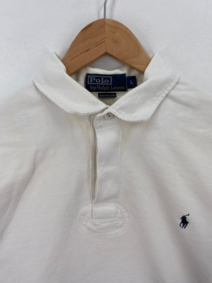 90's Polo Ralph Lauren Size L Vintage Rugby-Shirt / F8971R