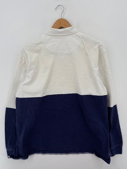 90's Polo Ralph Lauren Size L Vintage Rugby-Shirt / F8971R