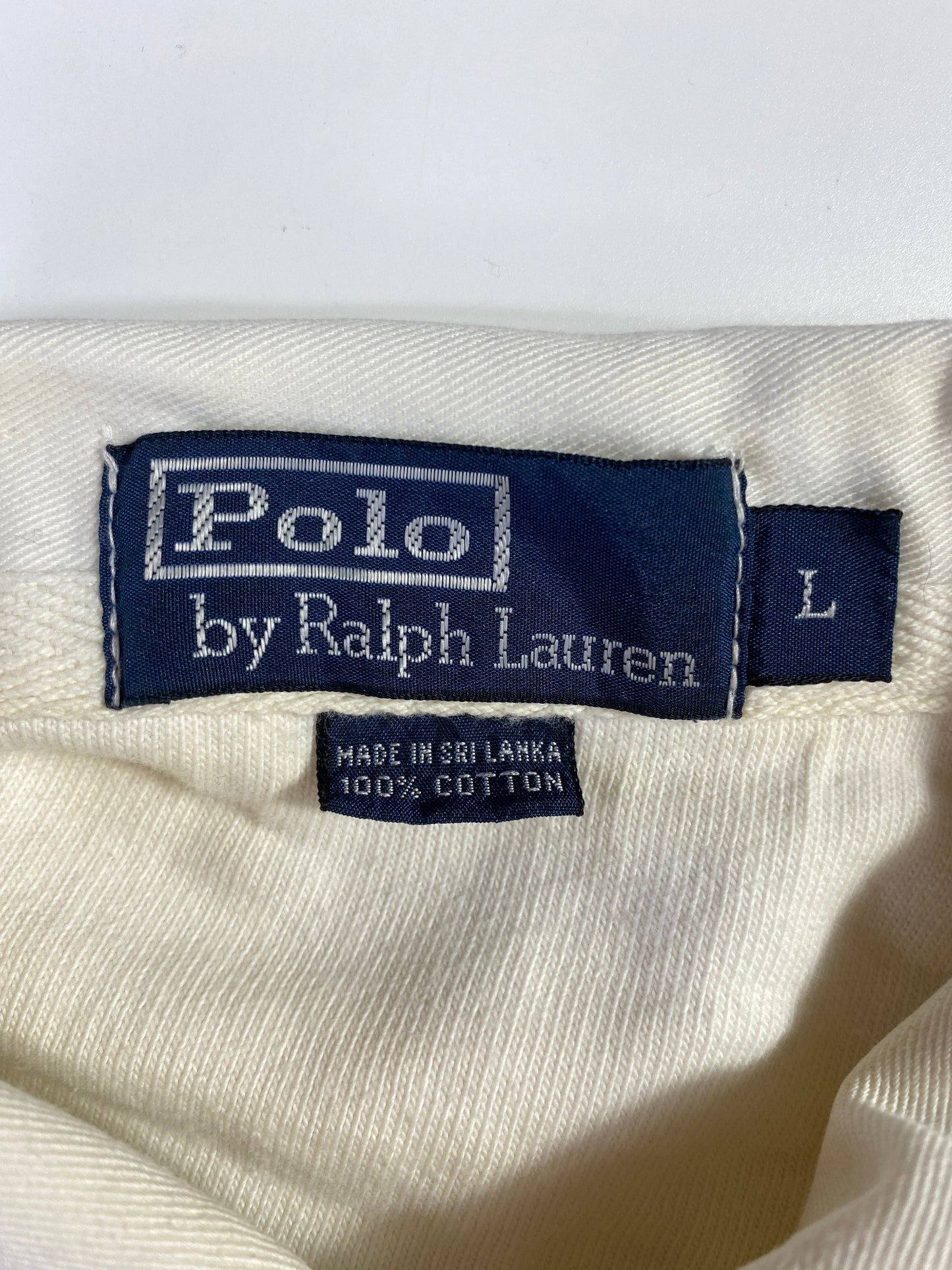 90's Polo Ralph Lauren Size L Vintage Rugby-Shirt / F8971R
