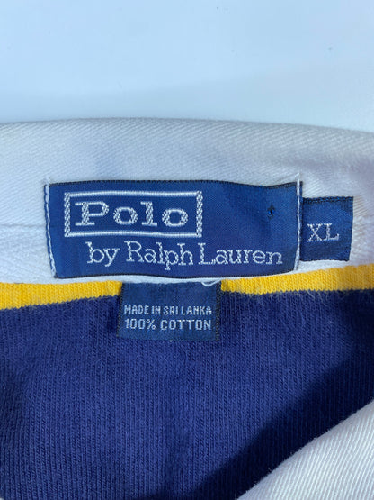 90's Polo Ralph Lauren Size XL Vintage Rugby-Shirt / E8302B