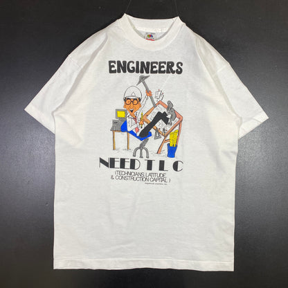 (L) 90’s ENGINEERS T-Shirt / A0684T