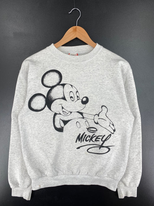 90's DISNEY MICKEY Made in USA Size M Vintage Sweat-shirt / G5904S