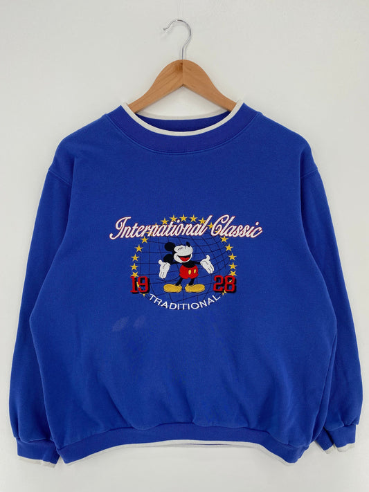 90's DISNEY MICKEY Size M Vintage Sweat-shirt / F7379S
