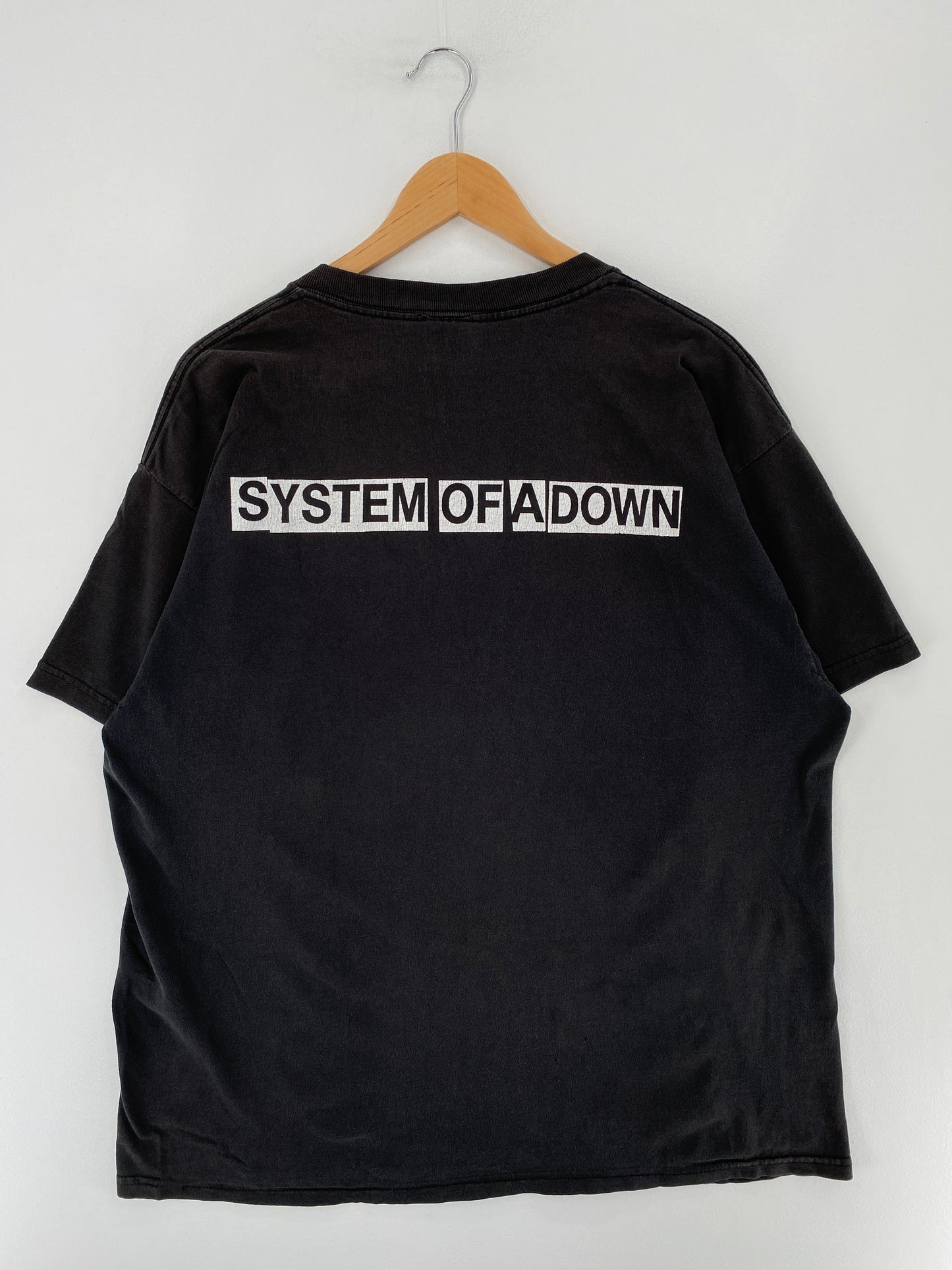 90's SYSTEM OF A DOWN Size XL Vintage Music T-shirt / E6984T