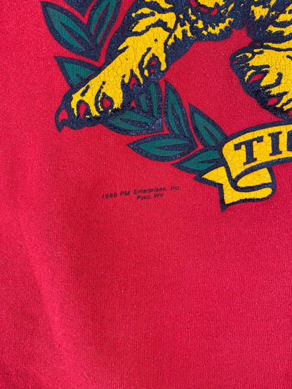 1989 MISSOURI TIGERS Made in USA Size L Vintage College Sweat-shirt / G2181S