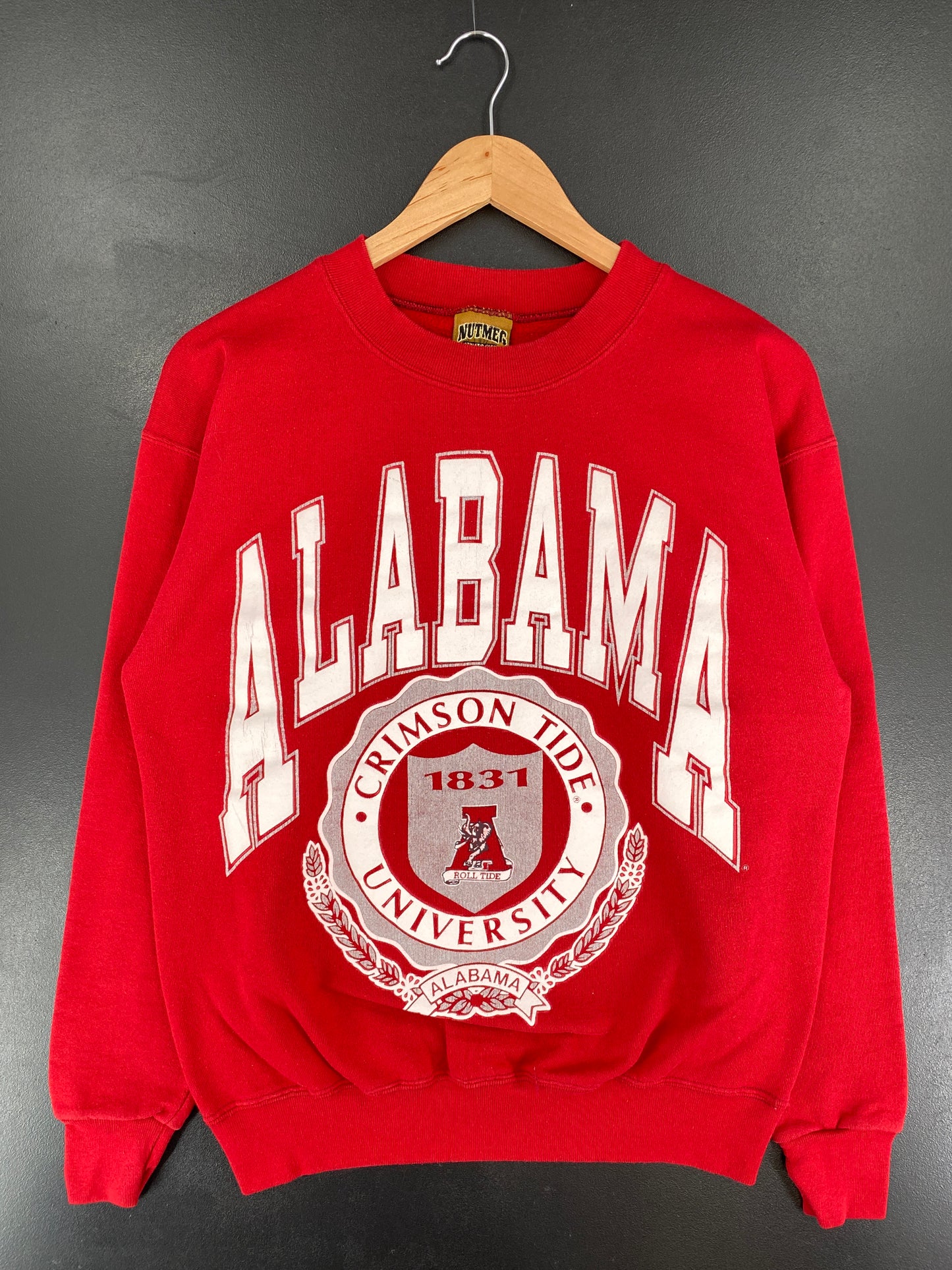 90's ALABAMA CRIMSON TIDE Made in USA Size M Vintage College Sweat-shirt / E7342S