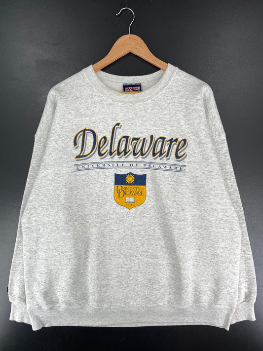 .90's DELAWARE UNIVERSITY Made in USA Size XXL Vintage College Sweat-shirt / E7347S