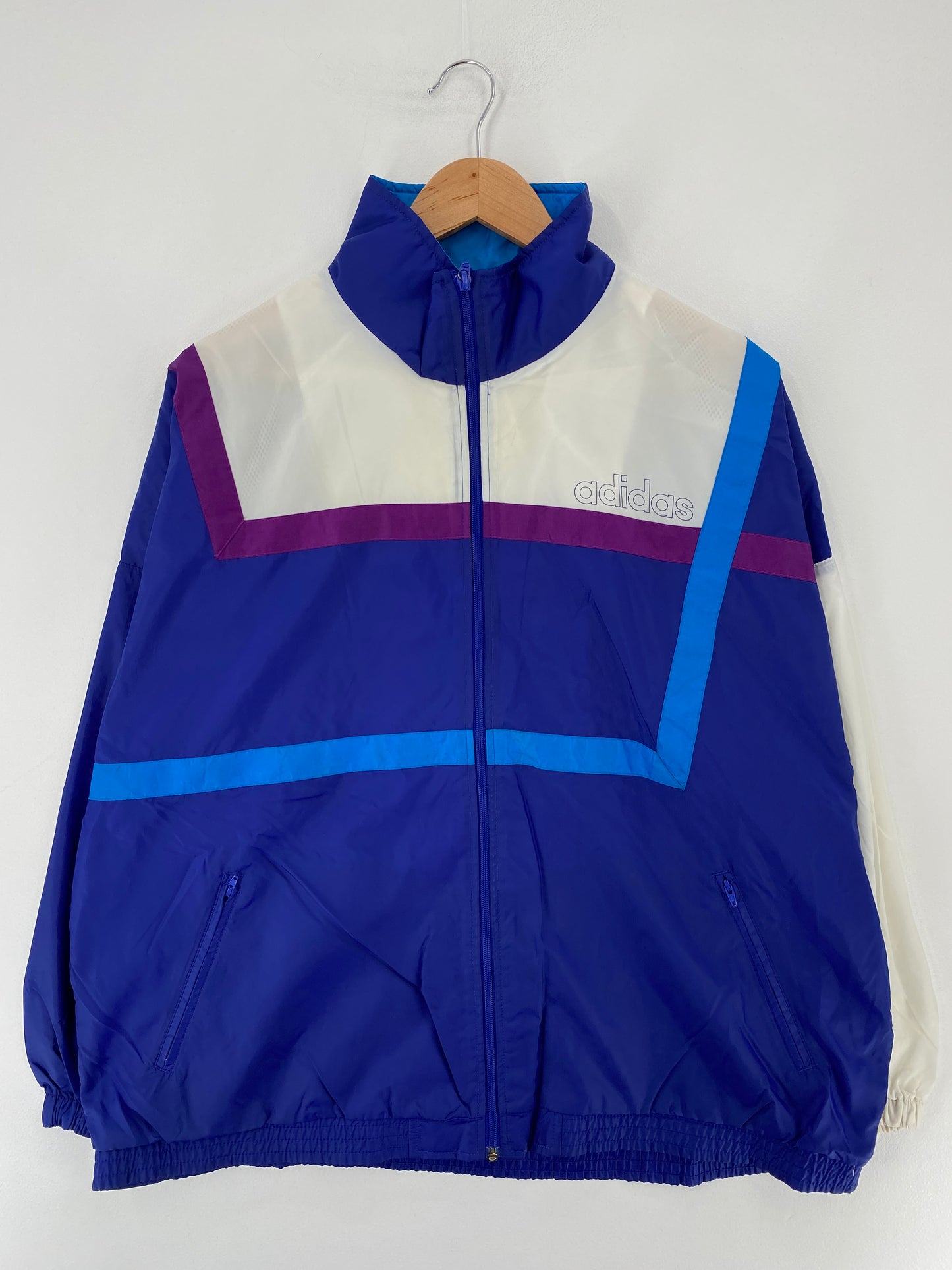 90's ADIDAS Size L Vintage Nylon Jacket / E7292J