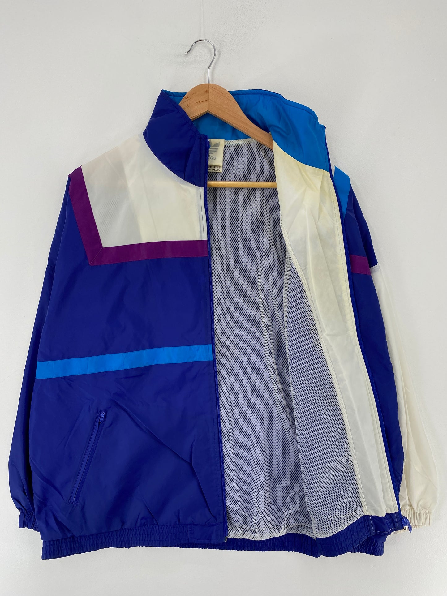 90's ADIDAS Size L Vintage Nylon Jacket / E7292J
