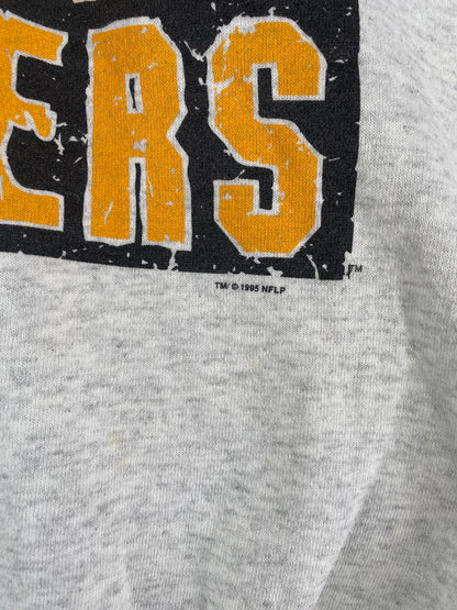 1995 STARTER X PITTSBURGH STEELERS Made in USA Size Boys XL Vintage NFL Sweat-Shirt / F3944S