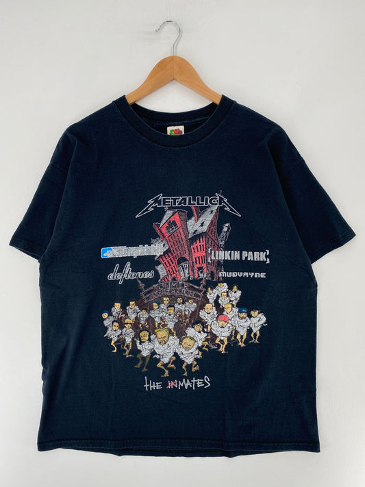 2003 METALLICA Size XL Vintage T-shirt / E7768T