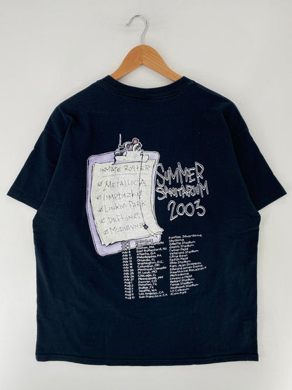2003 METALLICA Size XL Vintage T-shirt / E7768T