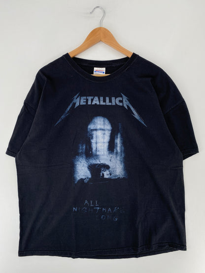 2009 METALLICA Size XXL Vintage Music T-shirt / E7770T