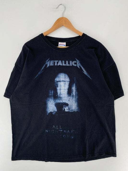 2009 METALLICA Size XXL Vintage Music T-shirt / E7770T