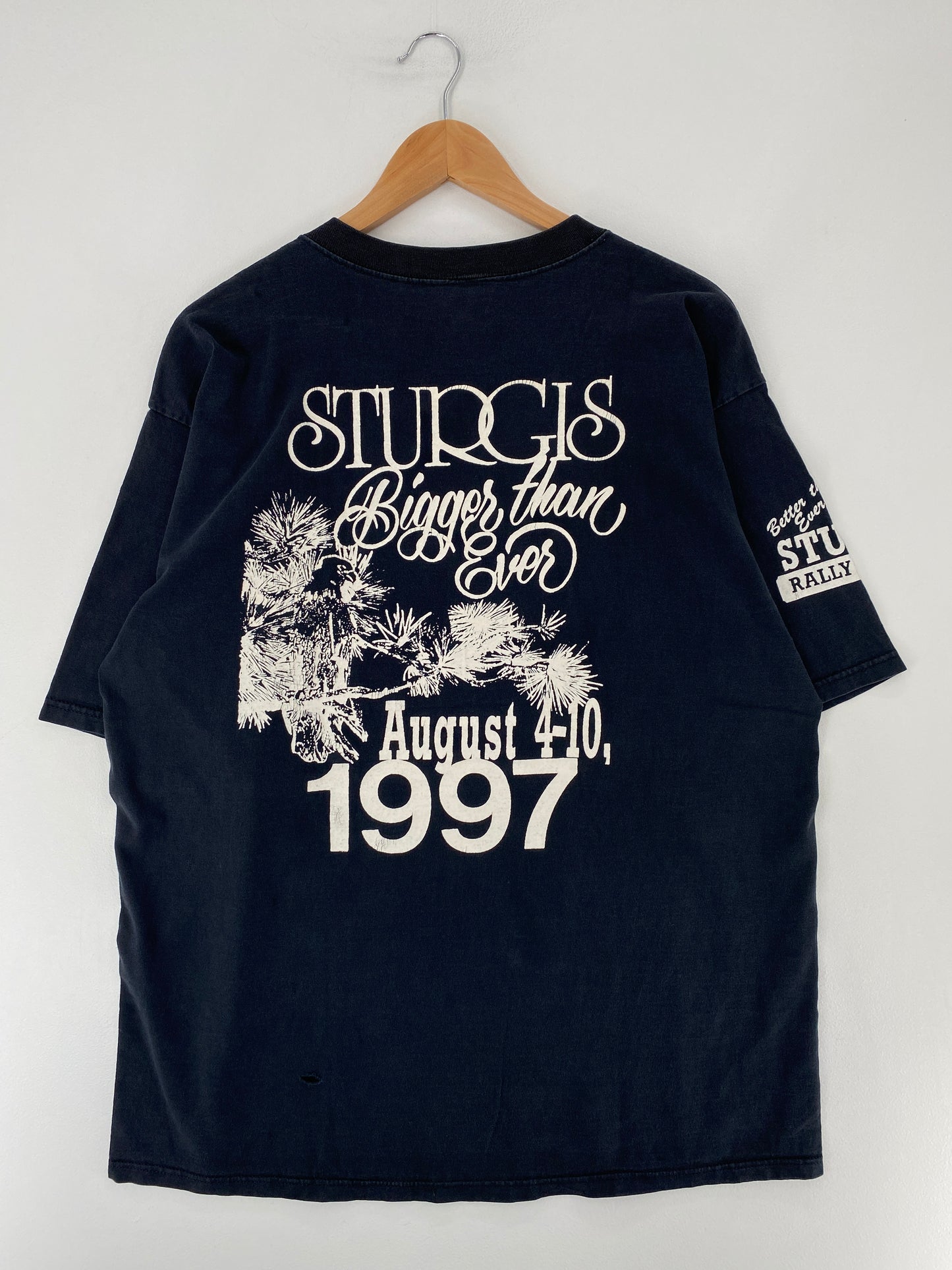 1997 RALLY RACES Made in USA Size XL Vintage T-shirt / E7771T