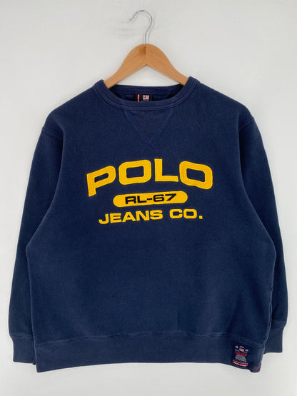 Vintage POLO JEANS Size M Sweat-shirt / E8367S