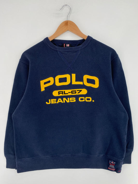 Vintage POLO JEANS Size M Sweat-shirt / E8367S