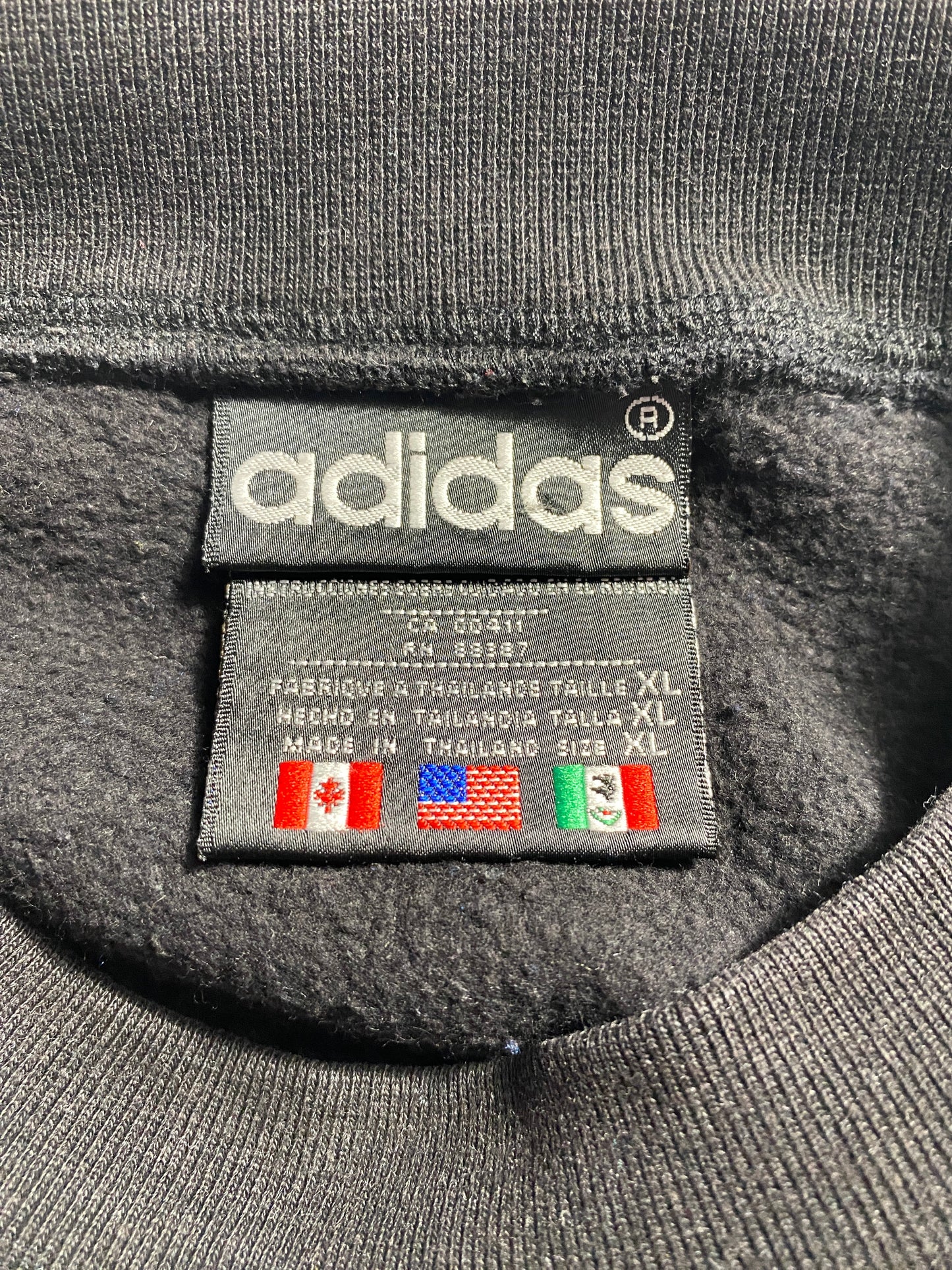 90's ADIDAS Size XL Vintage Sweat-shirt / F6446S