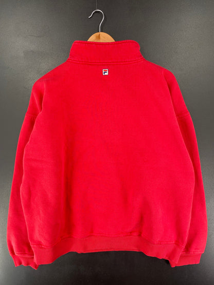 90’s FILA Size XXL Half Zip Sweat-shirt / G7084S
