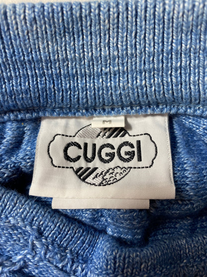 80’s Old COOGI Indigo Dyed Size M Cotton Knit Sweater / G4503K