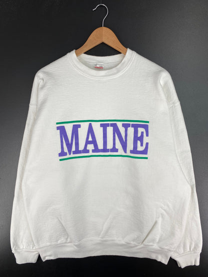 90's MAINE Size XL Vintage Sweat-shirt / G2336S