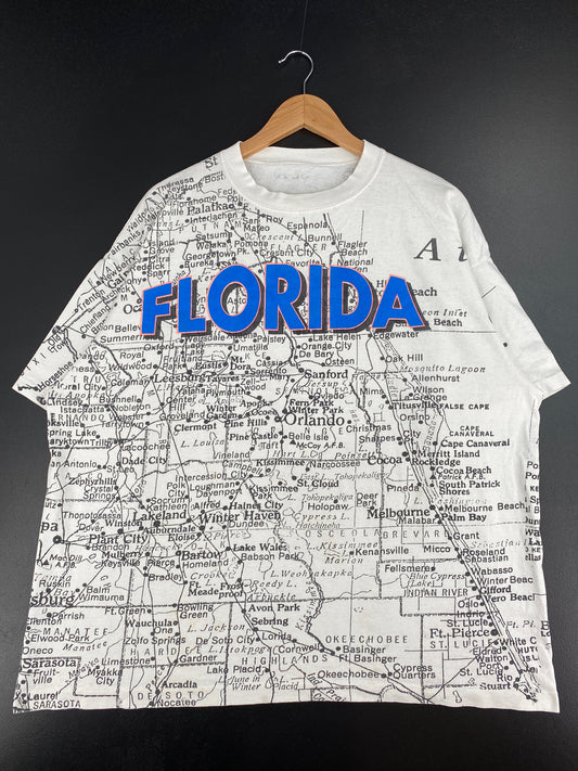 Vintage FLORIDA Size No Tag(Approx.XXL) T-Shirts / G2566T