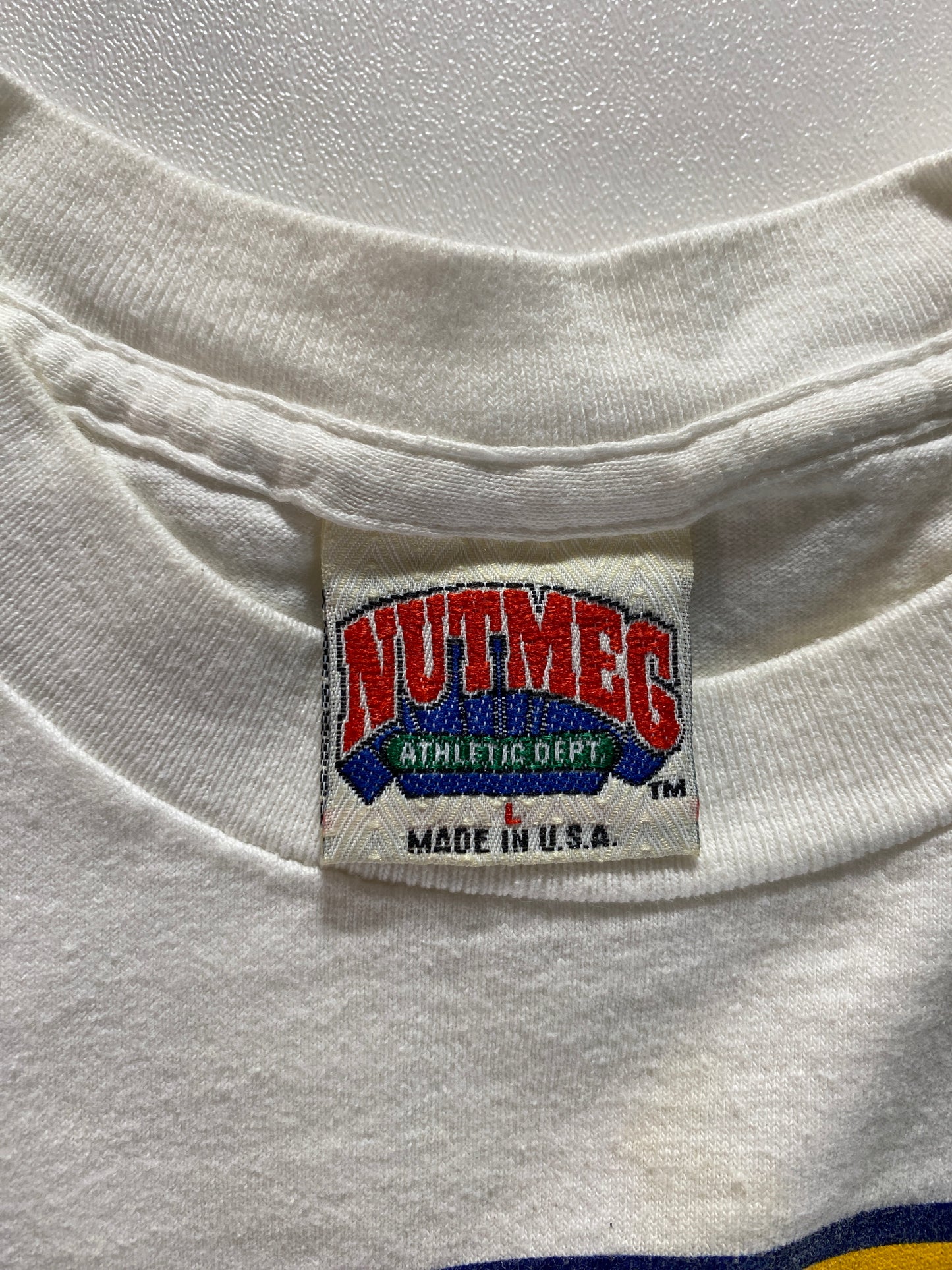90's NOTRE DAME Made in USA Size L Vintage College T-shirt / E9247T