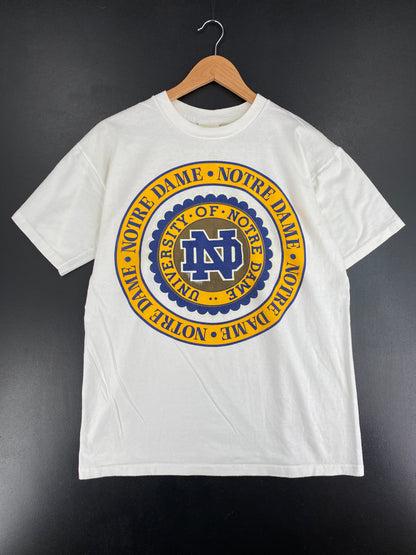 90's NOTRE DAME Made in USA Size L Vintage College T-shirt / E9247T