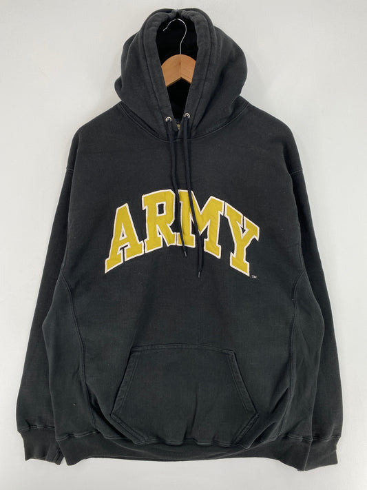 Vintage ARMY Size XL Vintage College Hoodie Sweat shirt / F7174S