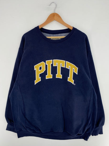Vintage PITT Size XXL Vintage College Sweat shirt / F7178S