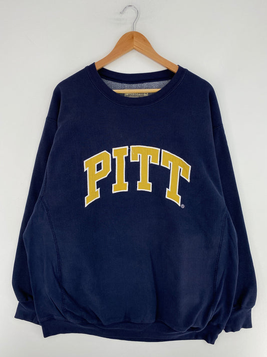 Vintage PITT Size XXL Vintage College Sweat shirt / F7178S