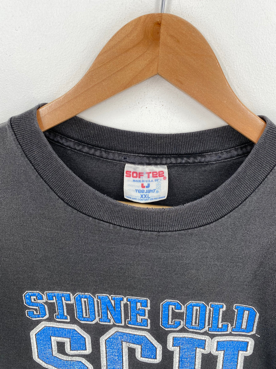 1998 STONE COLD Made in USA Size XXL Vintage WWF T-shirts / F8902T