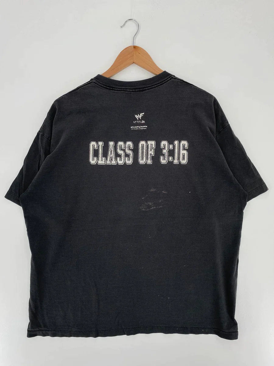 1998 STONE COLD Made in USA Size XXL Vintage WWF T-shirts / F8902T