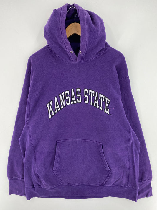 Vintage KANSAS STATE Size XXL Vintage College Hoodie Sweat shirt / E9254S